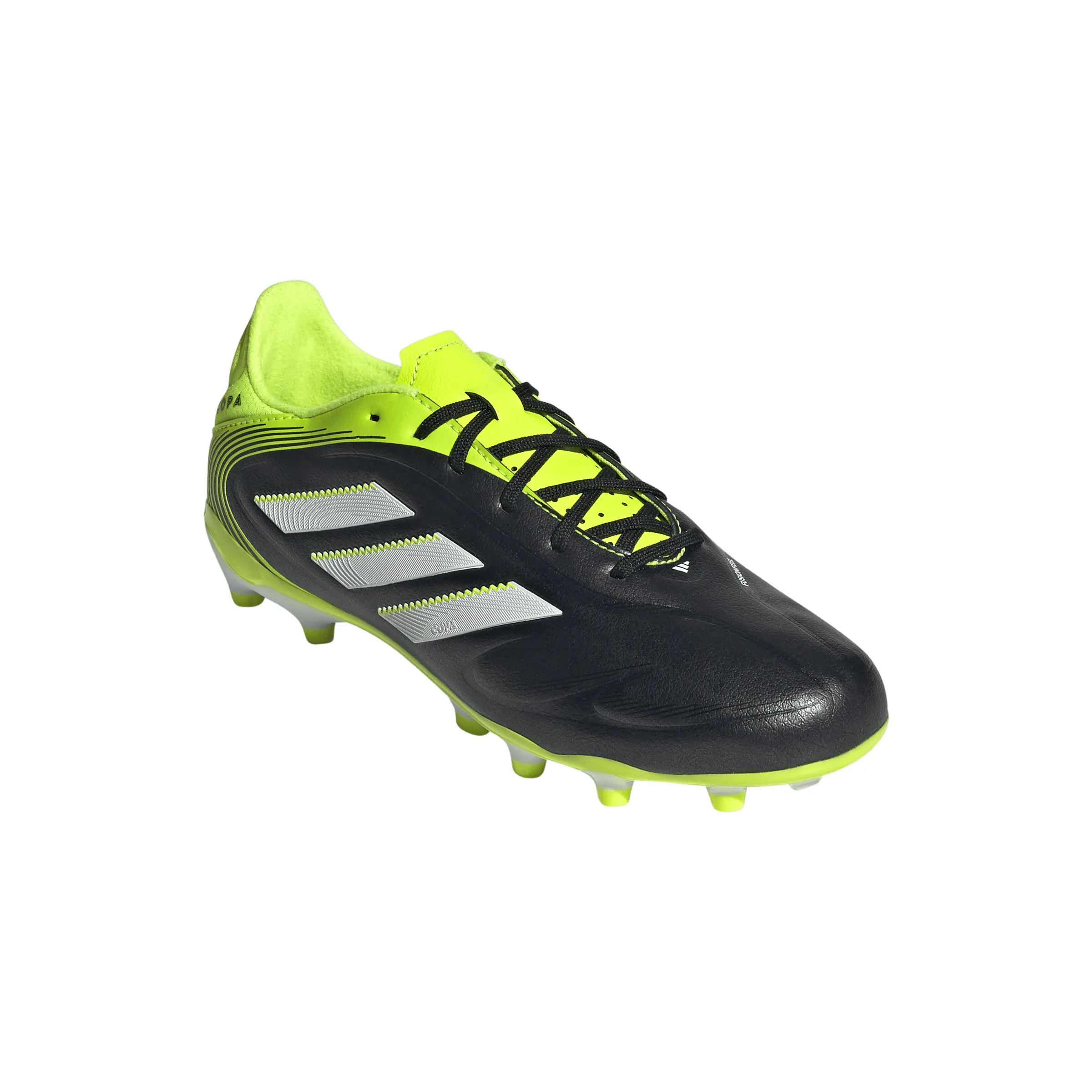 adidas Junior Copa Pure lll League FG Firm Ground Cleats - Core Black/ Ftwr White//Luclemon 2025 Best Soccer Cleats