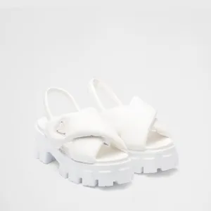 Monolith Padded Nappa Leather Sandals - Designer Slides & Sandals for Women Fashionable Comfortable Sandals