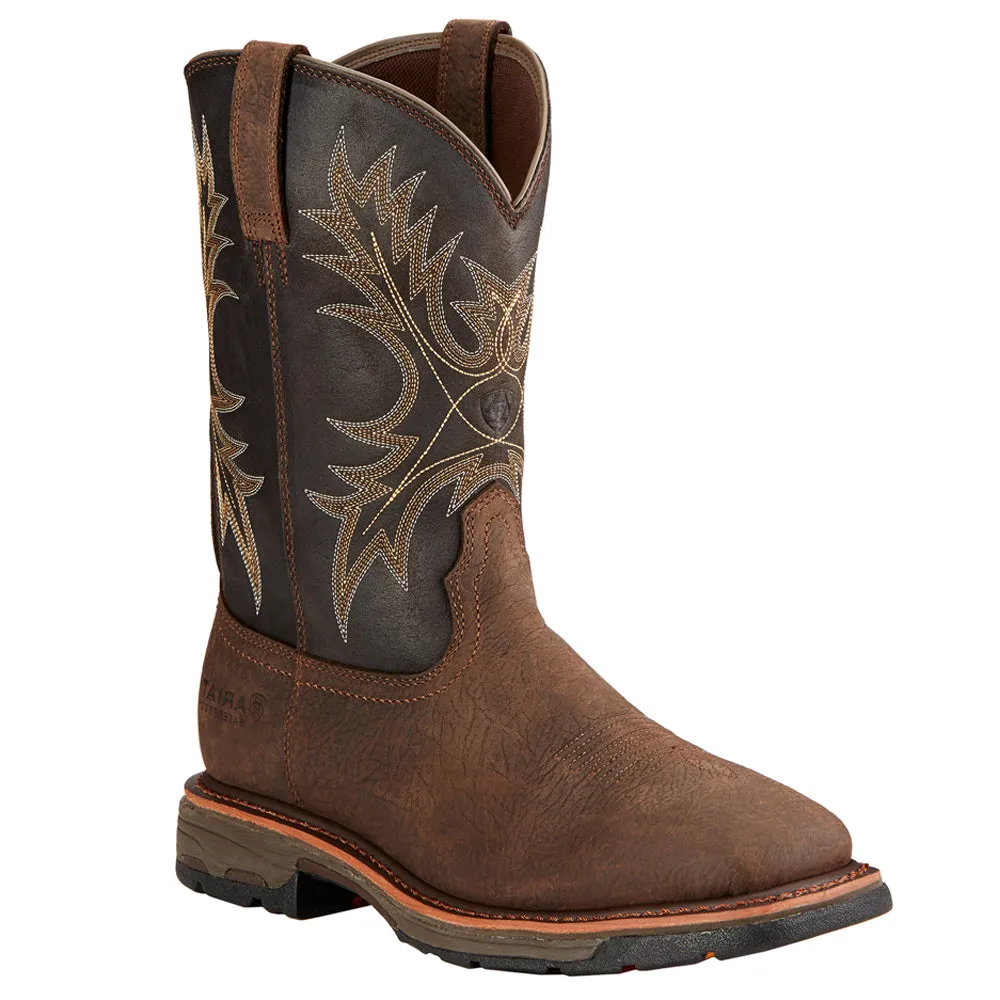 WorkHog 11 inch Embroidered Waterproof Soft Toe Work Boots