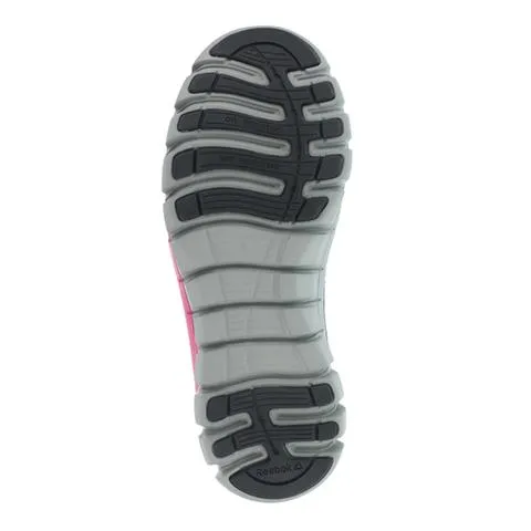 Women's Athletic Work Shoe - Navy and Pink Baby Cowgirl Boots