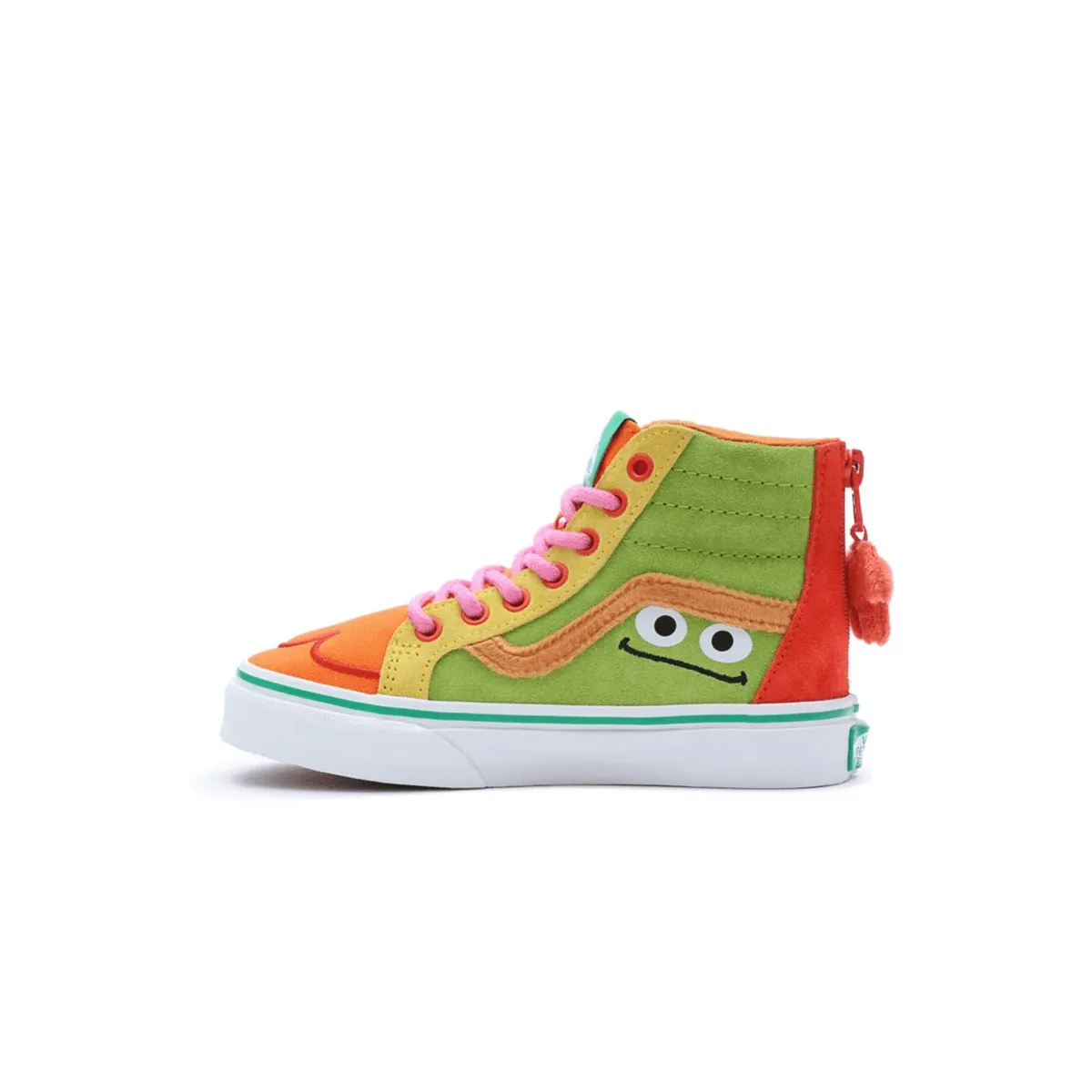 Casual Shoes Styles   Sesame Street Kid's SK8-Hi Zip 'Multi'
