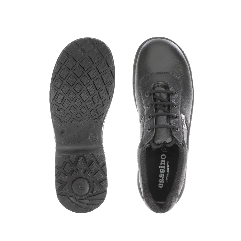 Cross Country Ski Boots Warrior Black Steel Toe Industrial Safety Shoes for Men Cassino By Liberty