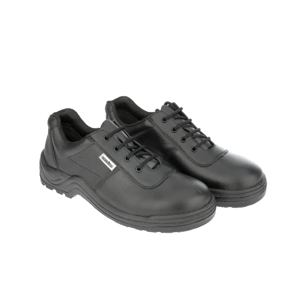 Boots With Slacks Warrior Black Steel Toe Industrial Safety Shoes for Men Cassino By Liberty