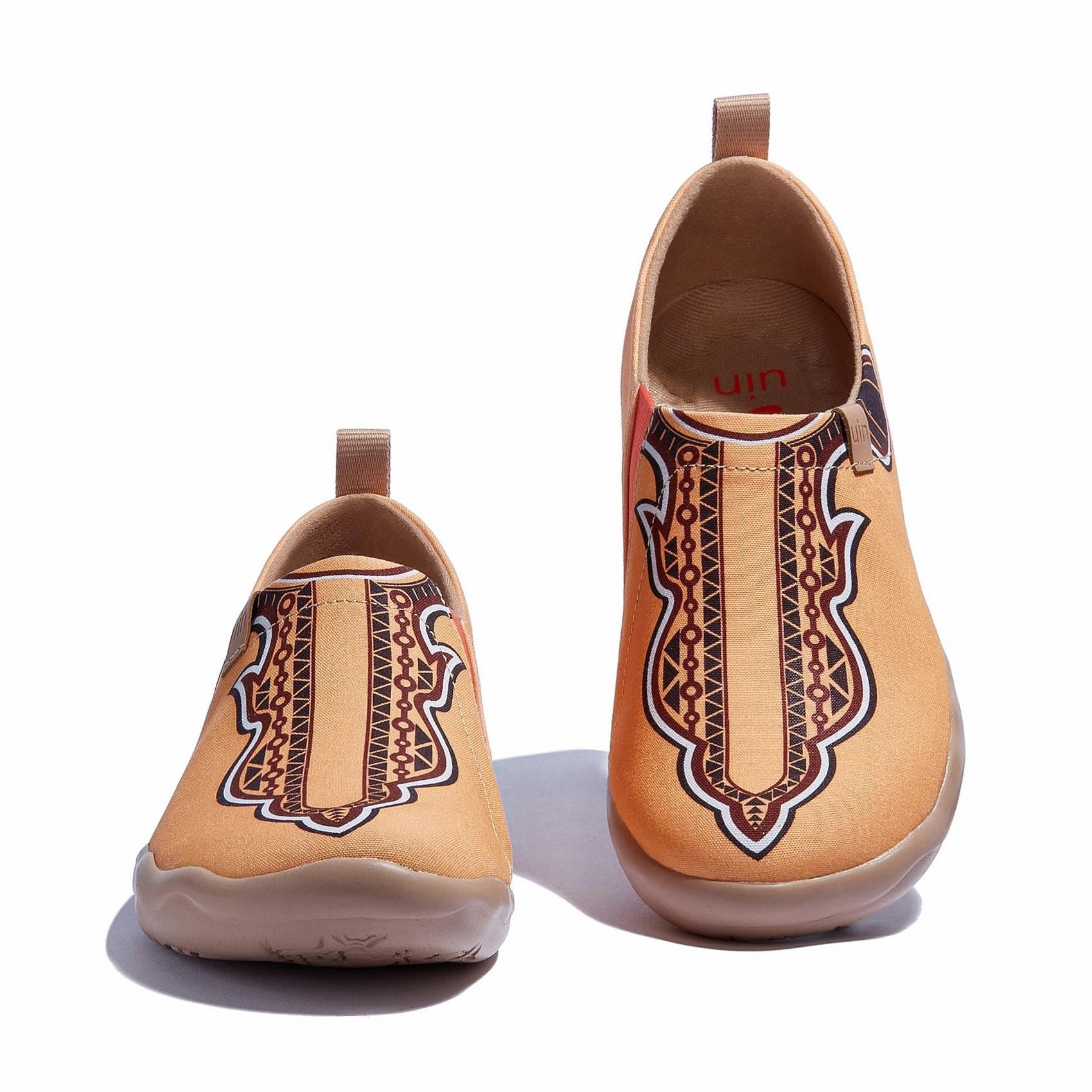 Classic Leather Casual Shoes Middle Eastern Symbols Toledo I Women