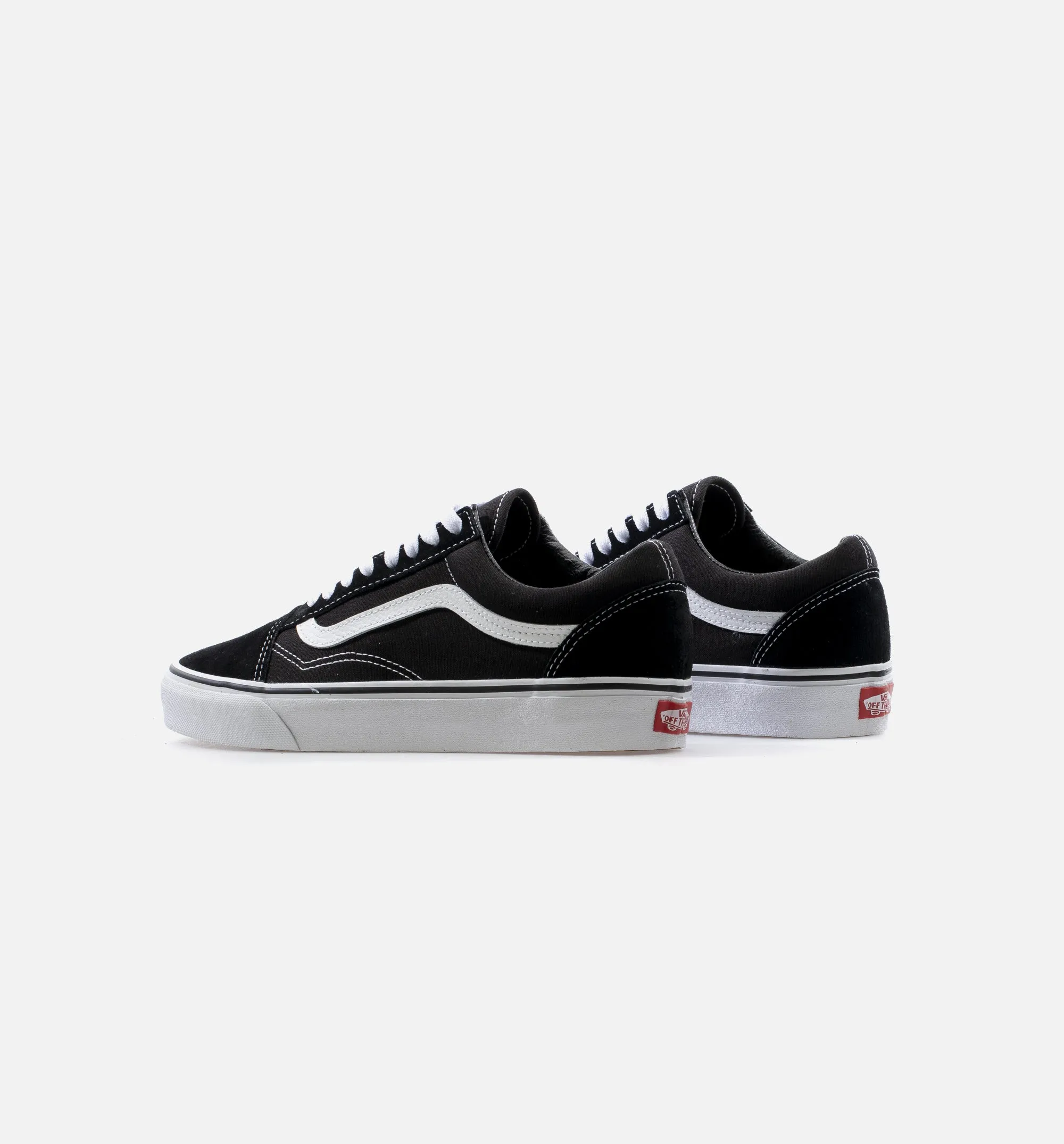 Old Skool Mens Lifestyle Shoe - Black/White Lopez Clear Weather Skate