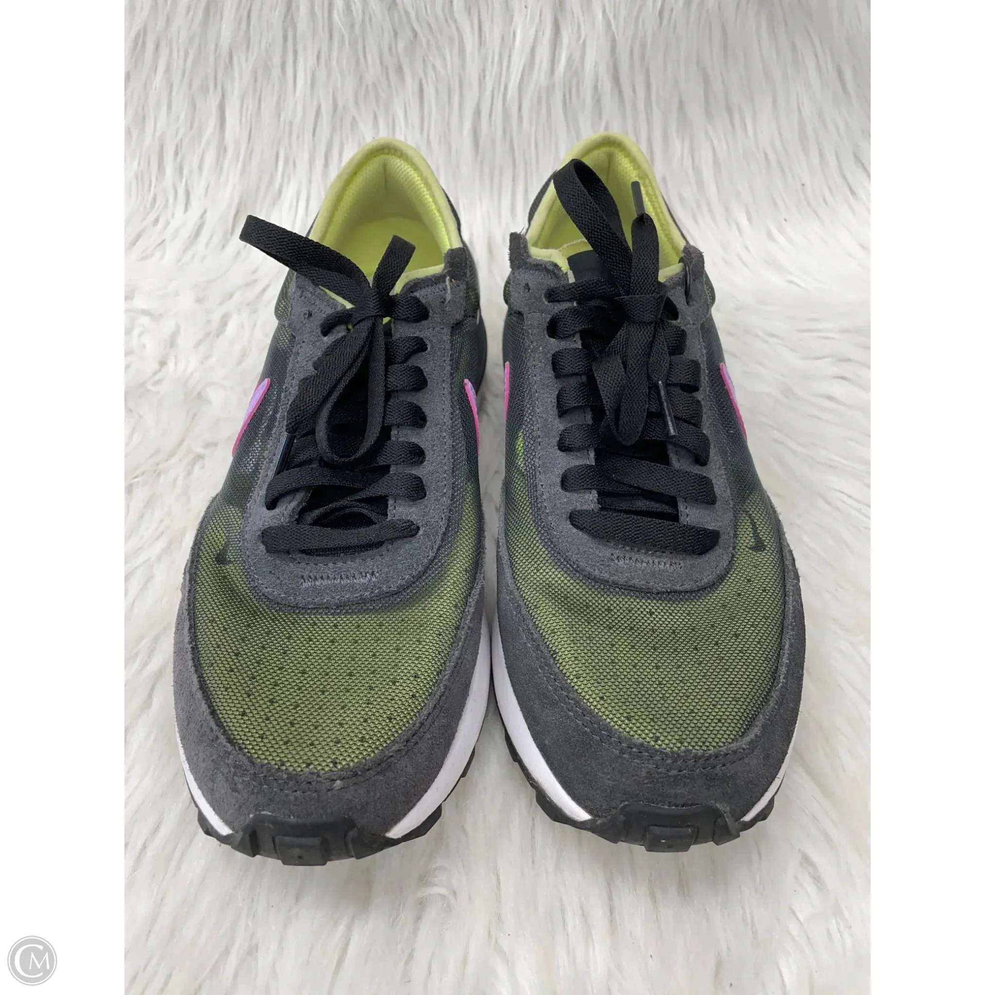 Low Nike Shoes Shoes Athletic By Nike In Green & Purple, Size: 7.5