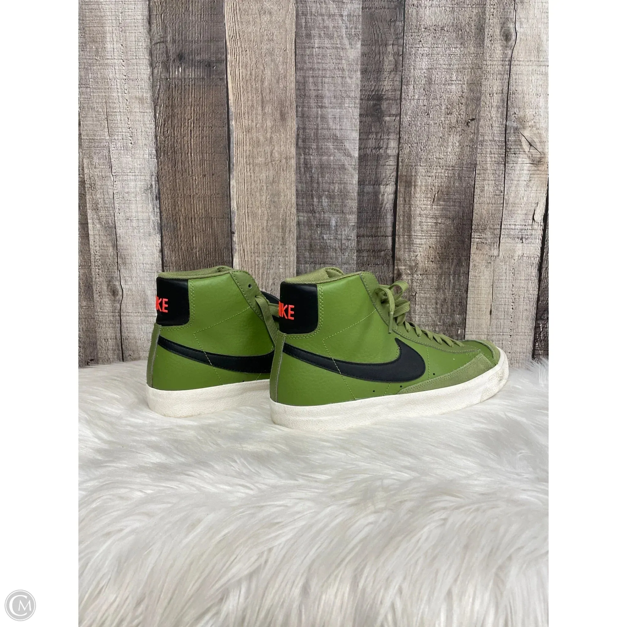 Nike Shoes With Buckle Shoes Athletic By Nike In Green, Size: 8