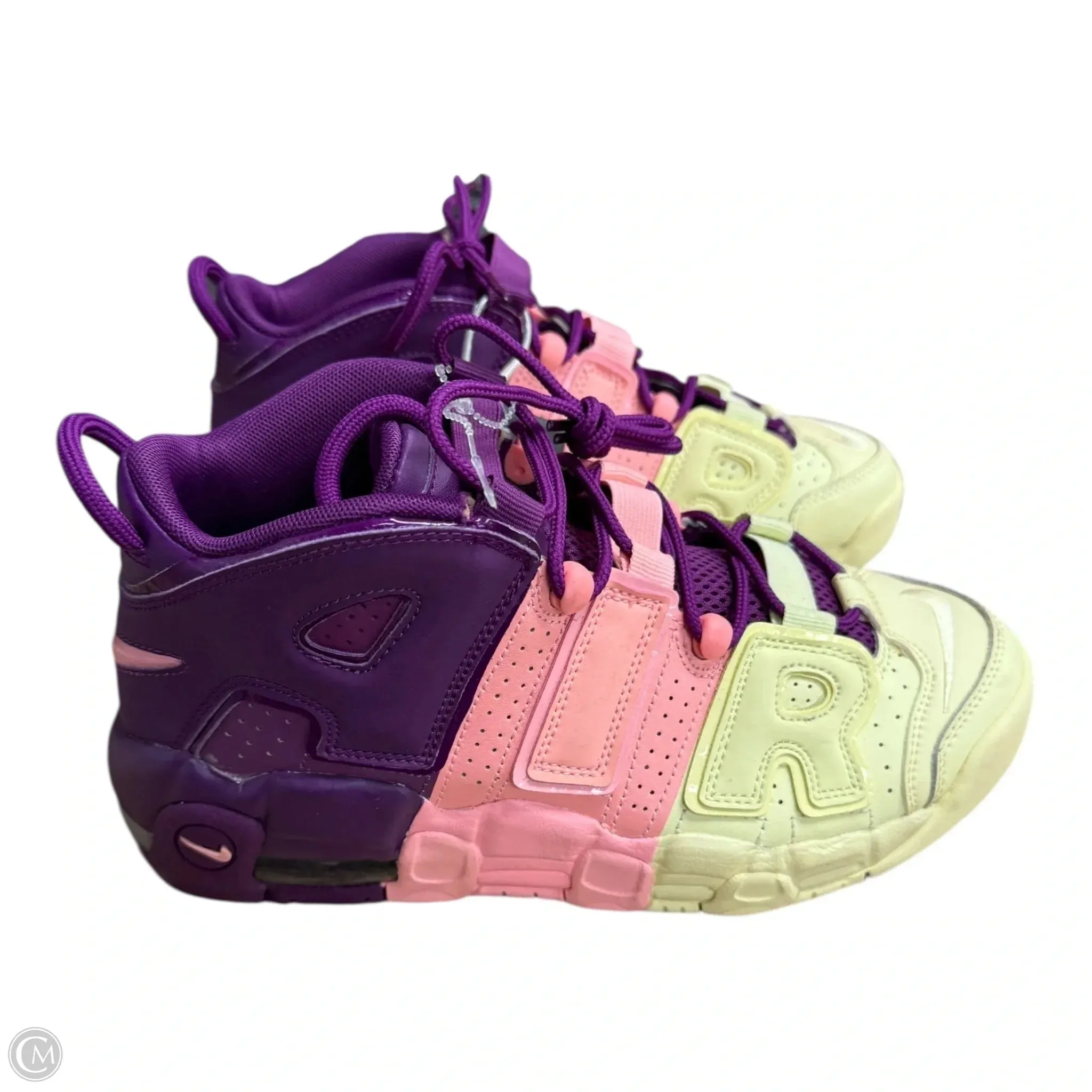 Shoes Athletic By Nike In Purple & Yellow, Size: 8 Nike Dunks Shoes