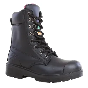 Best Mens Snowboard Boots Moxie Trades Womens Black Leather Anne 8in ST PR Work Boots 8 D