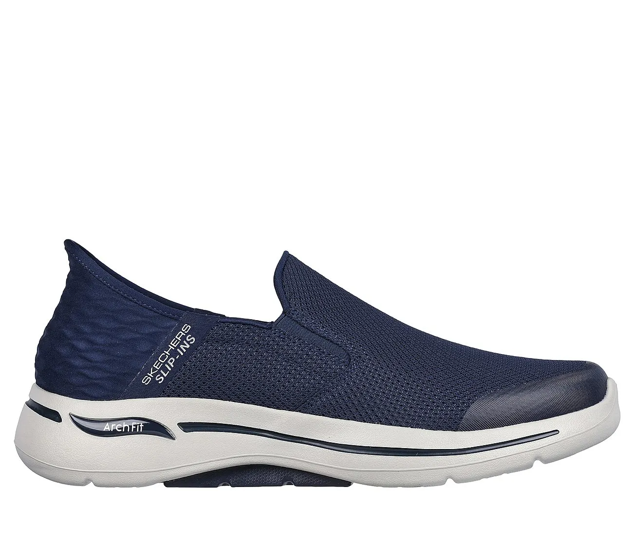 SKECHERS SLIP-INS GO WALK ARCH FIT - HANDS FREE - 216259 - NVY Big 5 Sporting Goods Basketball Shoes
