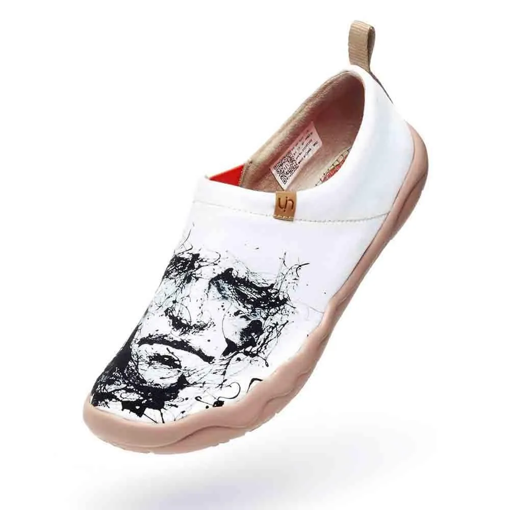SILENT MAN Art Design Loafers for Men Ostrich Casual Shoes
