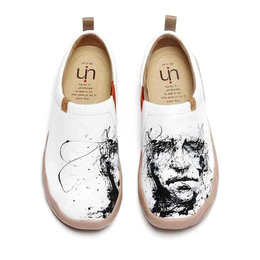 SILENT MAN Art Design Loafers for Men Famous Casual Shoe Brands