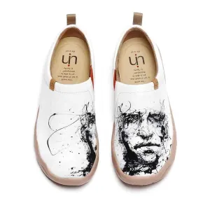 SILENT MAN Art Design Loafers for Men Summer Shoes Casual Flats