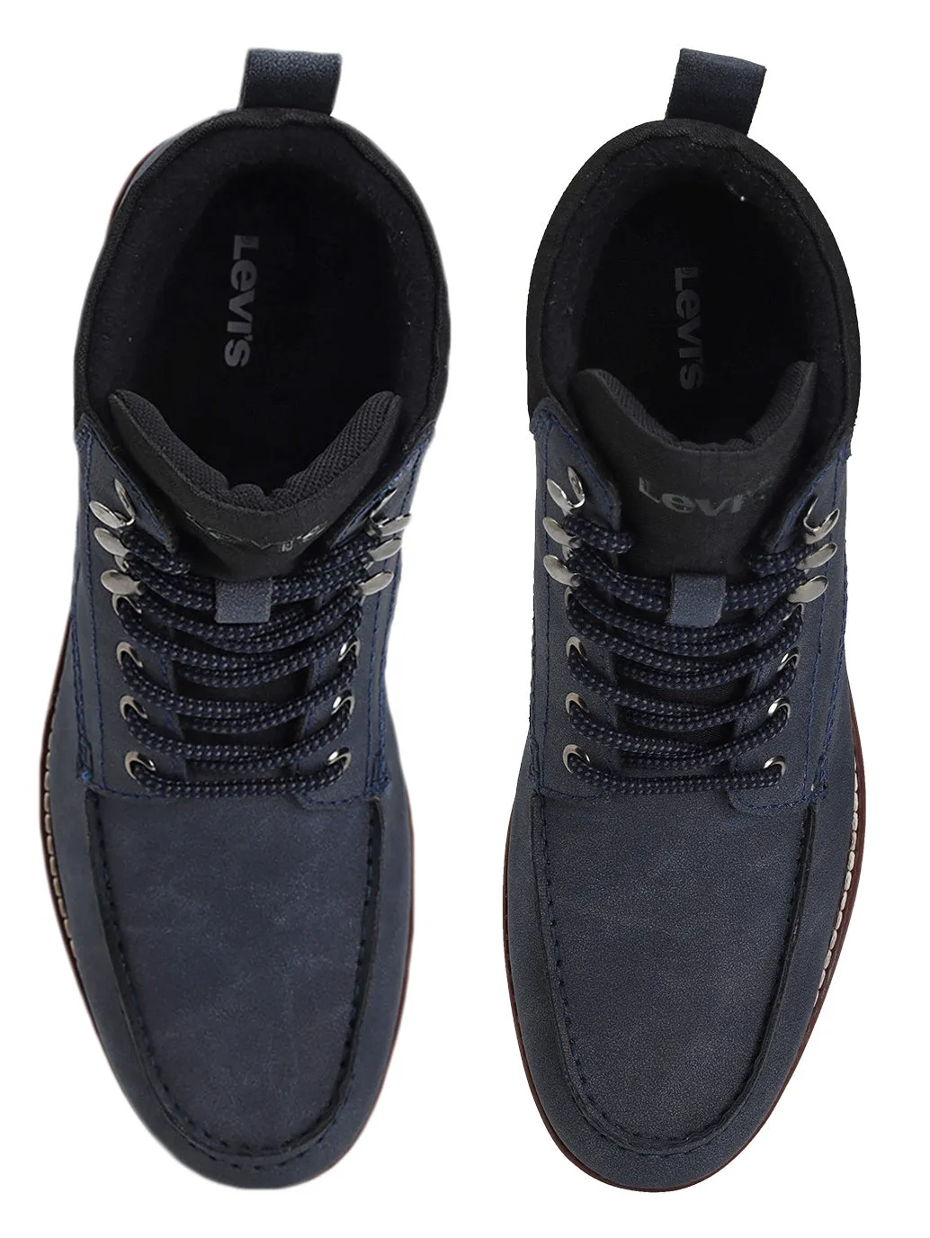 Pedro Pascal Boots Men's Blue Solid Boots