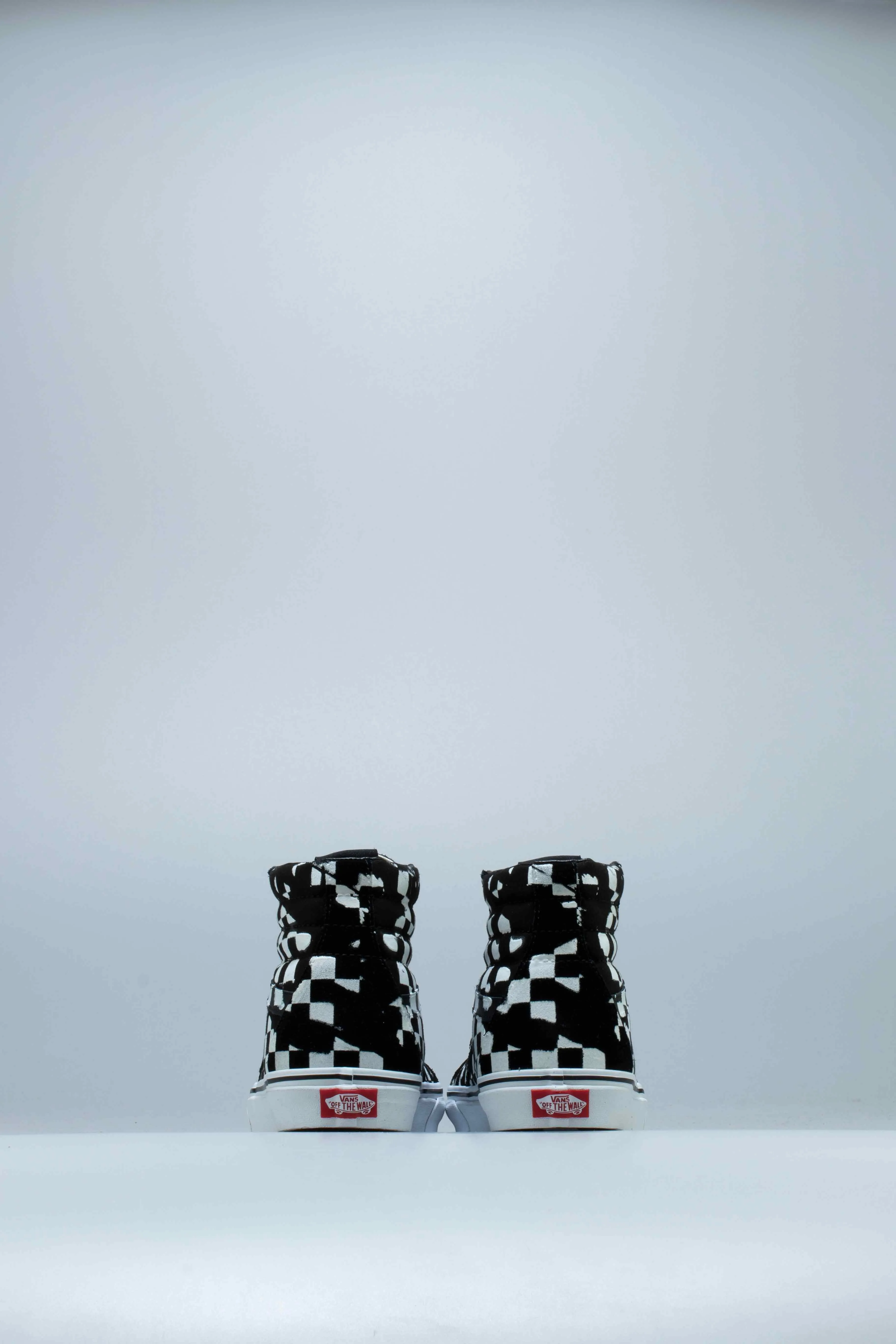 Inline Roller Skate SK8-Hi Overprint Check Mens Shoe - Checkerboard Black/White