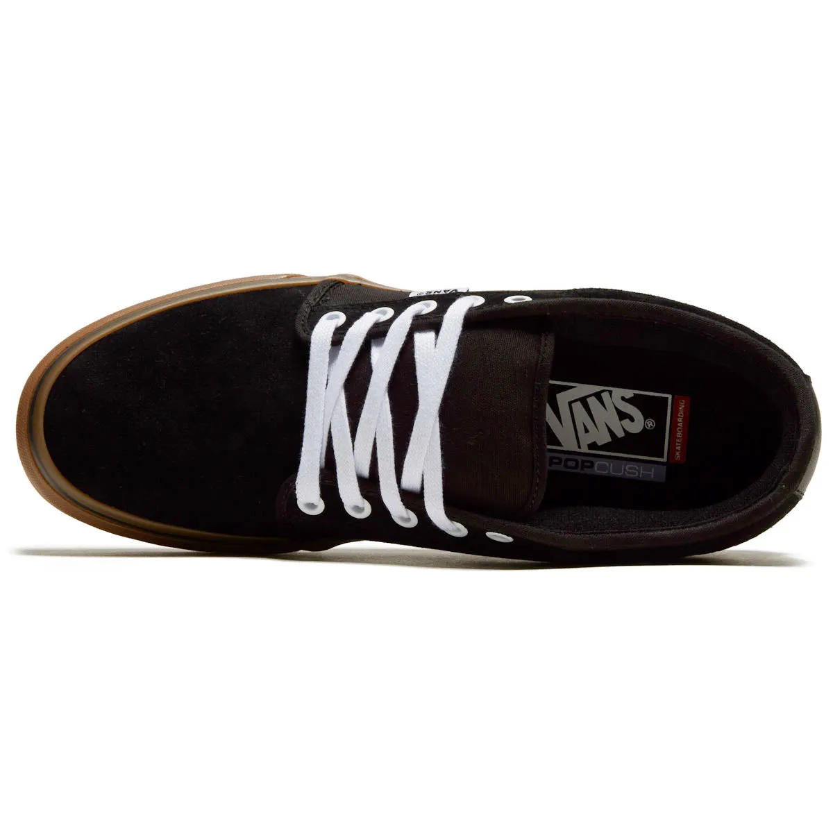 Shoes With Clip On Skates Vans Skate Chukka Low Shoes - Black/Black/Gum