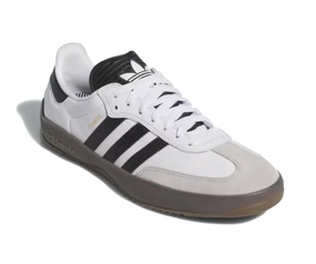 Adidas - Puig Samba (Cloud White/Core Black/Gum) Skate Vulc Shoes