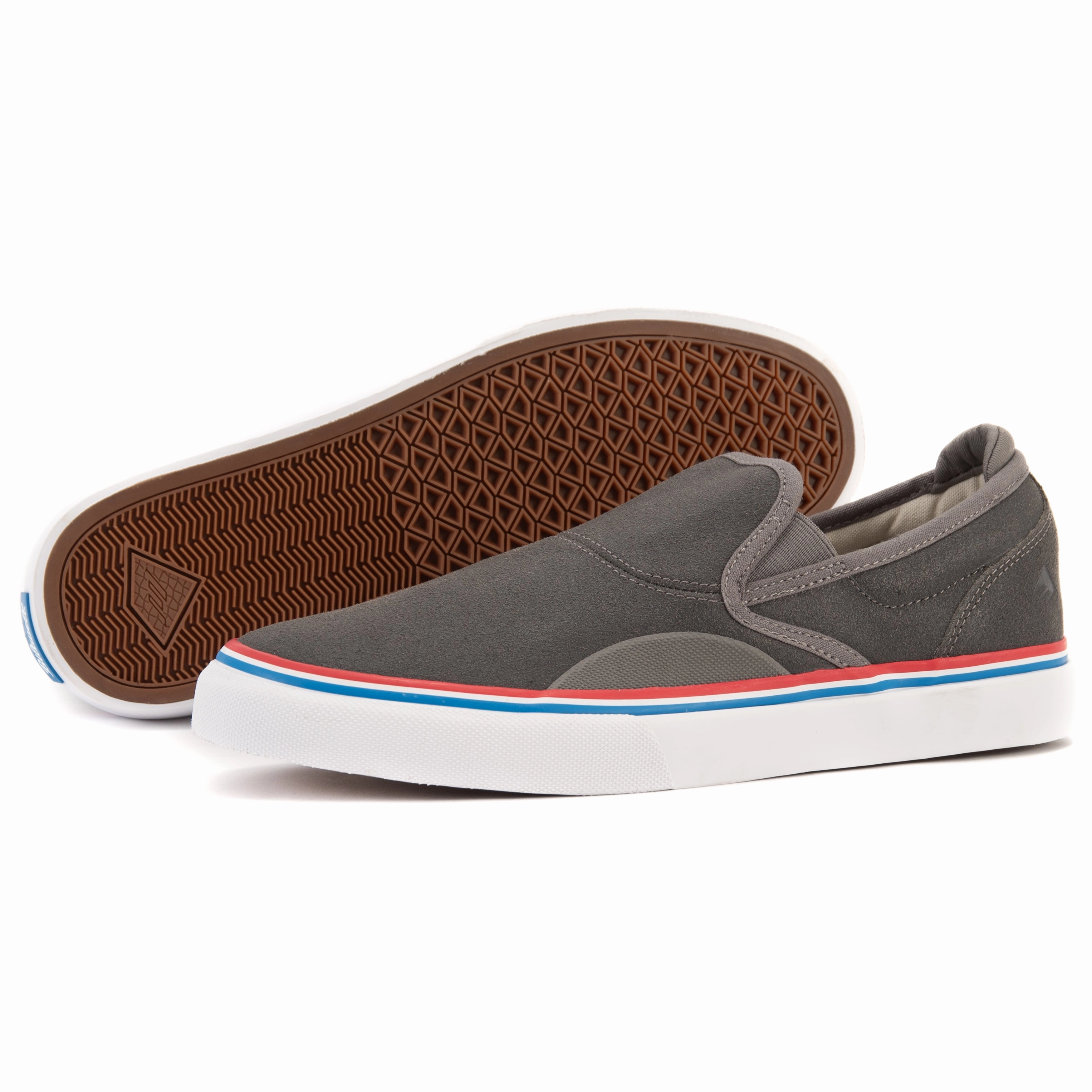 Tan Skate Shoes Emerica - Wino G6 Slip x Biltwell (Charcoal) *SALE