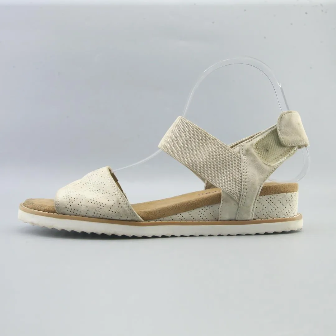 Wedge Heel Gladiator Sandals SKECHERS DESERT KISS STRETCH