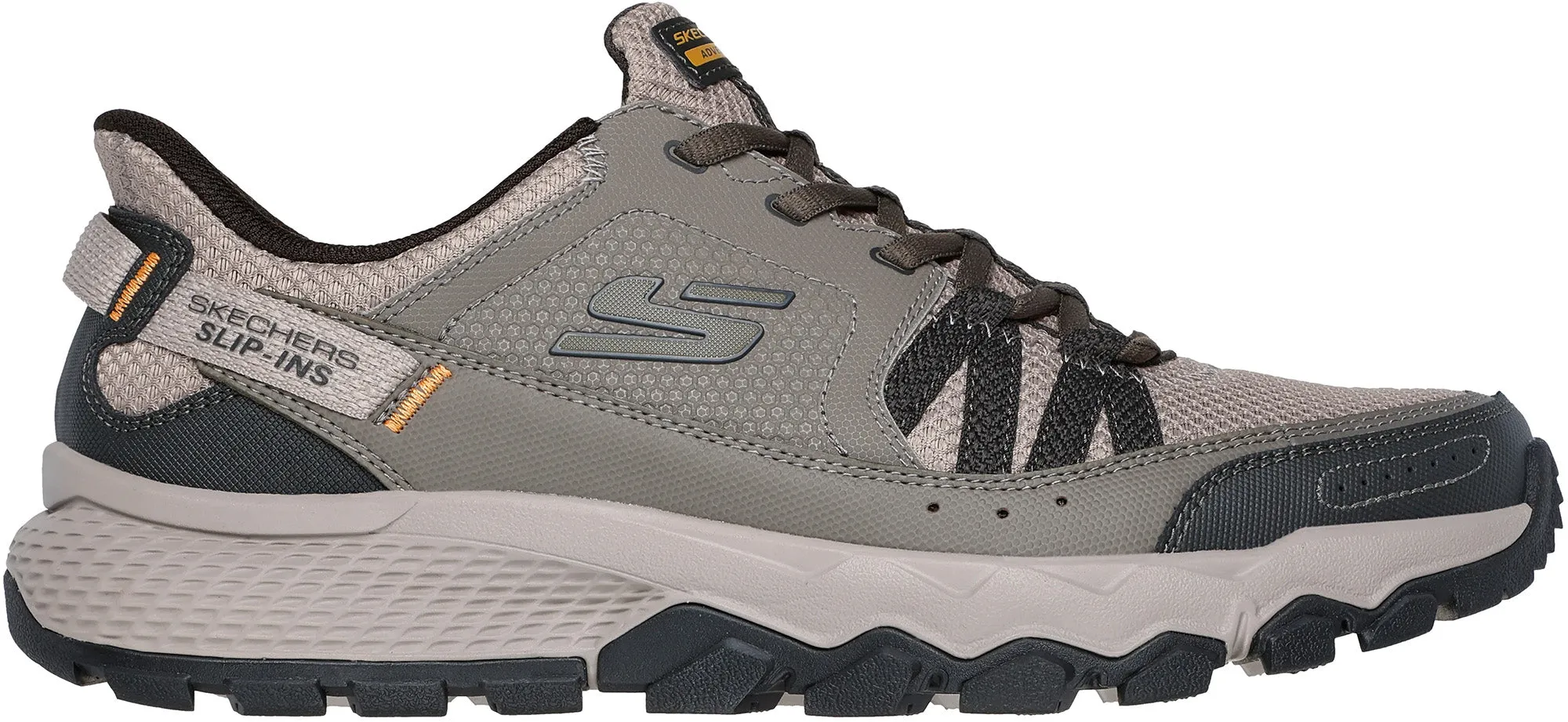 Skechers Dynamite AT-Escapar Mens Walking Shoes - Grey Trail Shoes Vs Hiking Boots Reddit