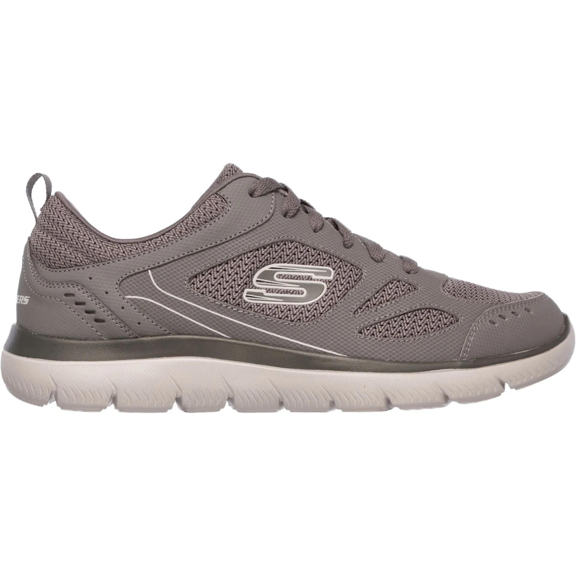 Skechers Summits South Rim Mens Training Shoes - Grey Disperse Xt Trainer Shoes