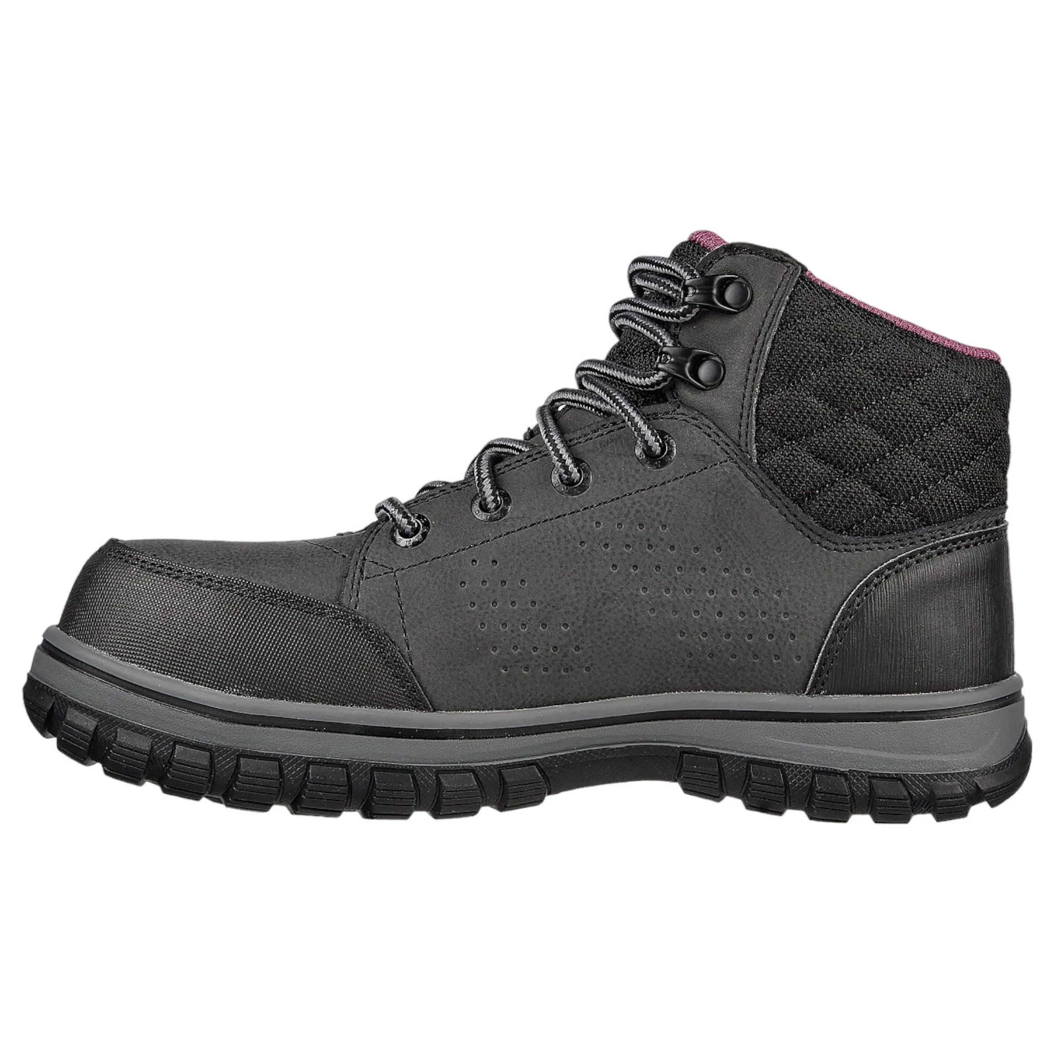 Linesman Boots Skechers Women's 108004 McColl Composite Toe Black Work Boots