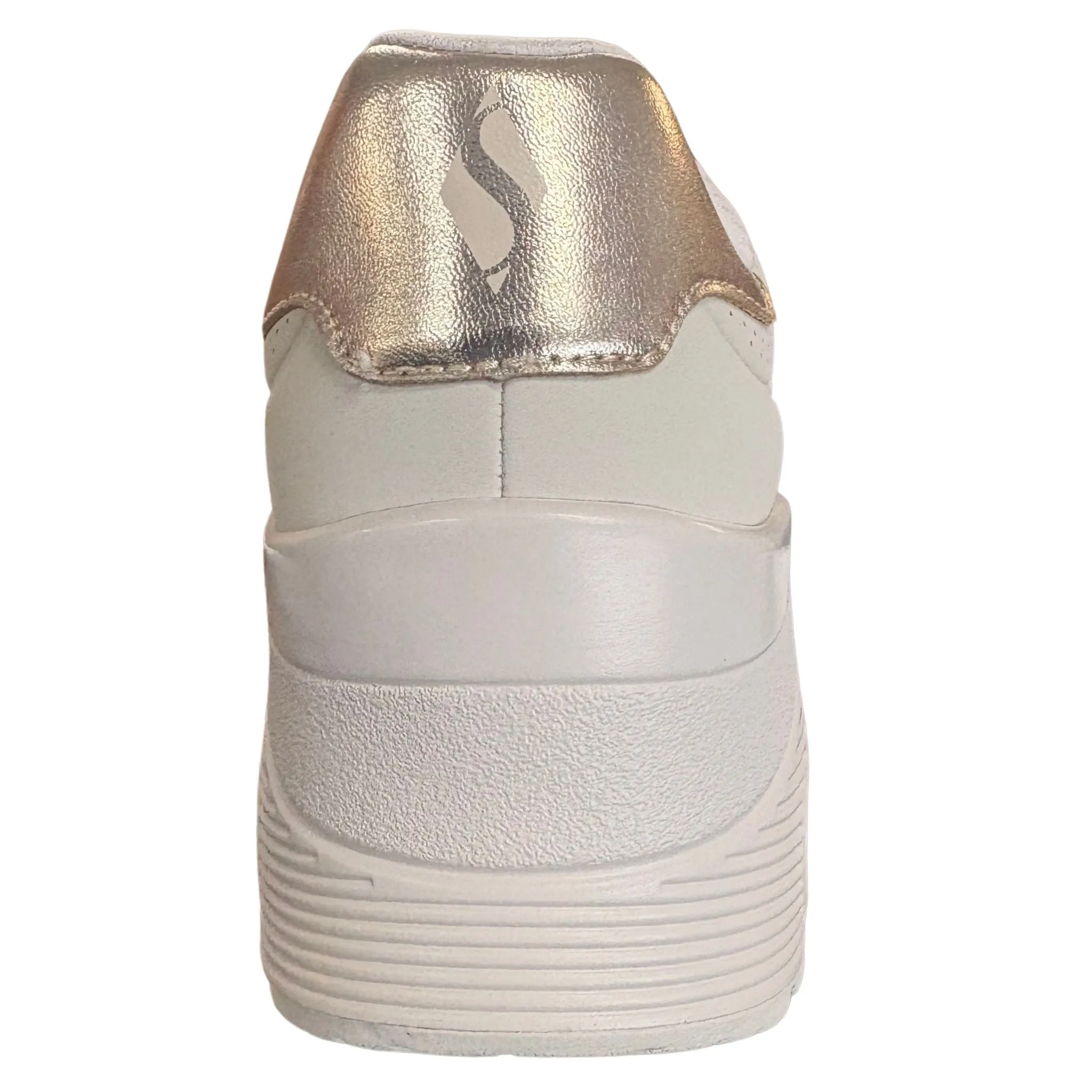 Chuck Taylor High Top Casual Shoes Skechers Women's 177520 Uno Wedge- Hi Steps Off White Casual Shoes