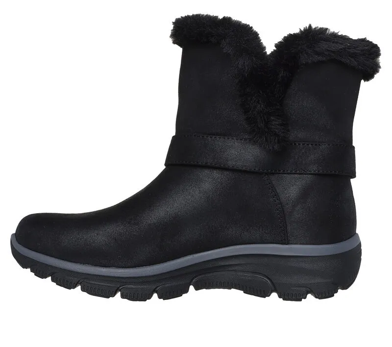 'Skechers' Women's Easy Going Bootie - Black Cliffs By White Mountain Boots