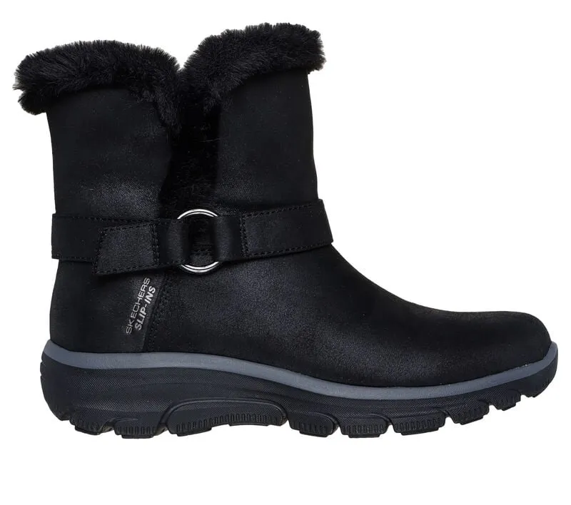 Best Snow Boots 'Skechers' Women's Easy Going Bootie - Black