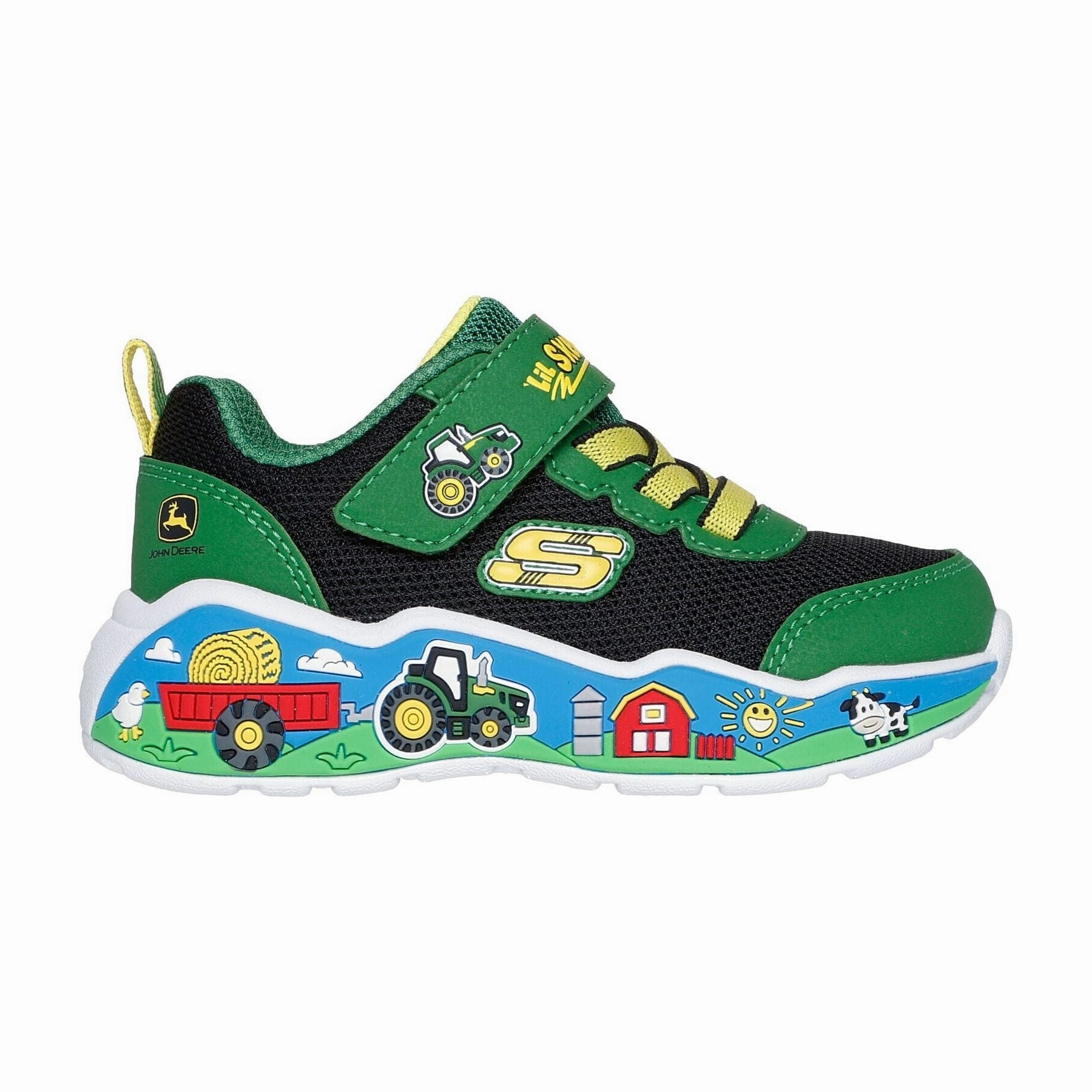 SKECHERS JOHN DEERE: PLAY SCENE-BARN SQUAD BUDDIES KIDS' Best Shoes For 50 Mile Trail Run