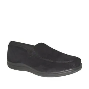 8053 Quad Hinge Platform Casual Shoes Gliders (Black) Casual Slip on Shoes For Men 3070-65 By Liberty