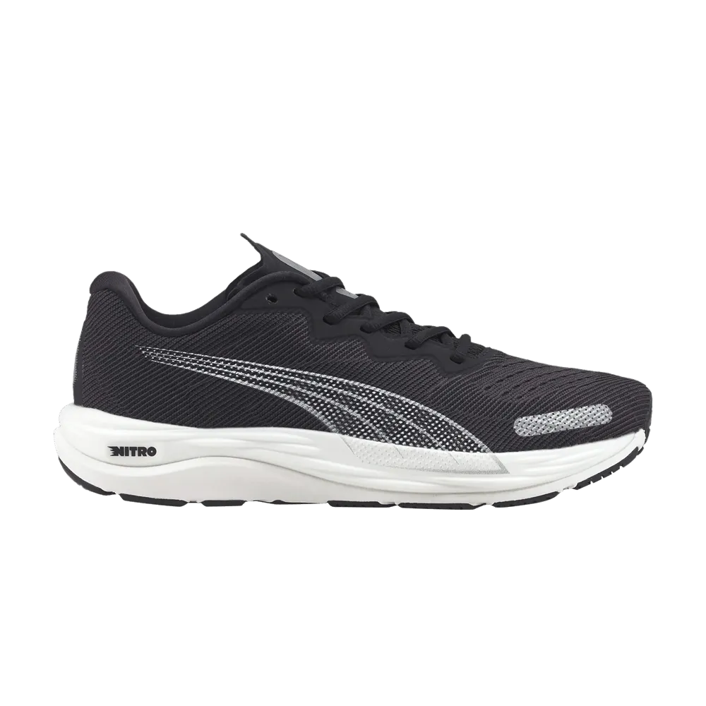 Women's Puma Velocity Nitro 2, Puma Black/Puma White, 11 B Medium Puma Shoes Wedge