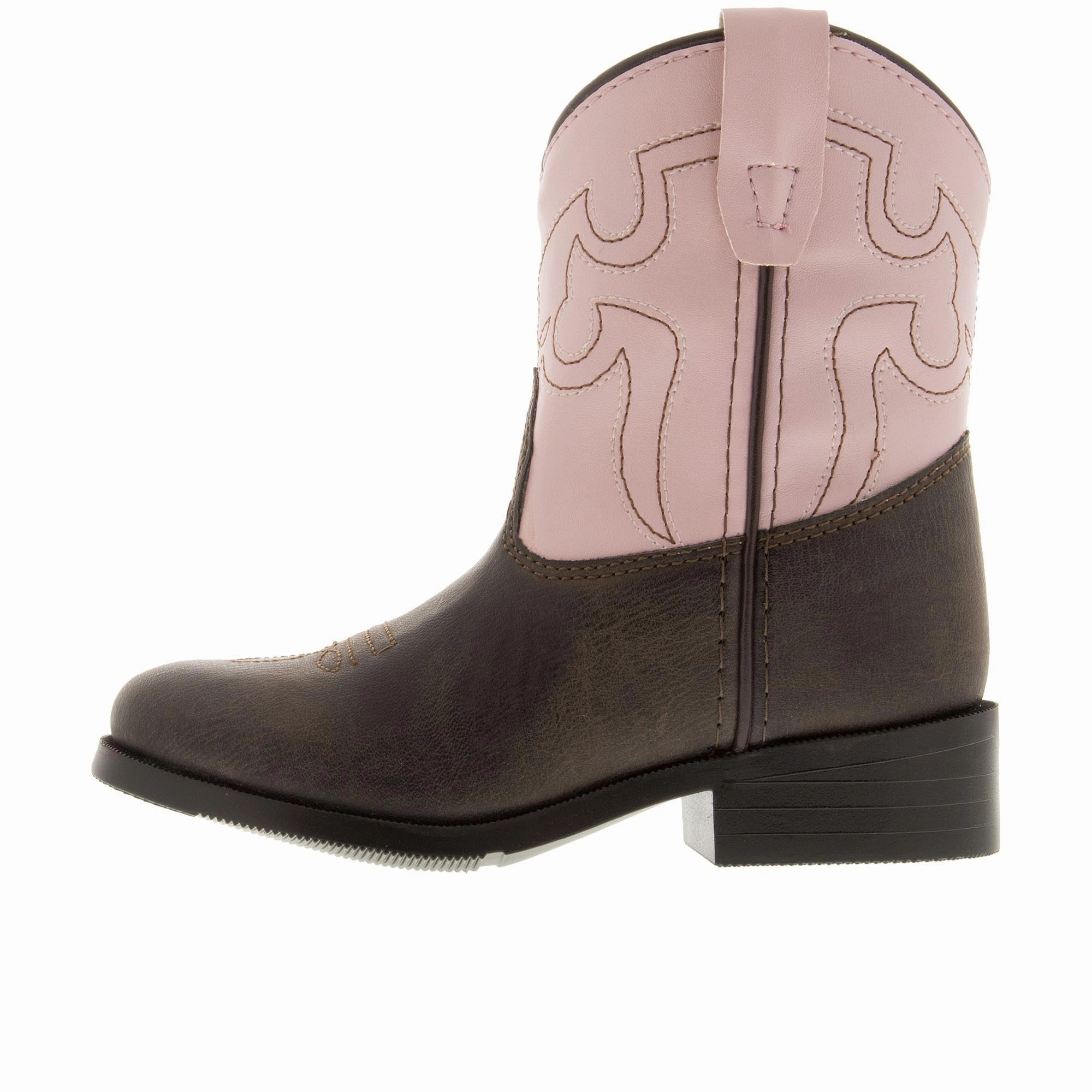 Smoky Mountain Boots Toddlers Monterey Western Brown Pink Georgie Rain Boots