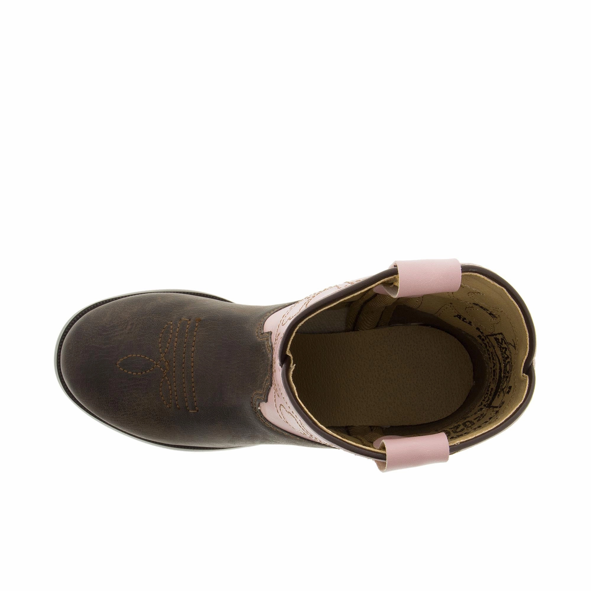 Smoky Mountain Boots Toddlers Monterey Western Brown Pink Rain Boots Vegan