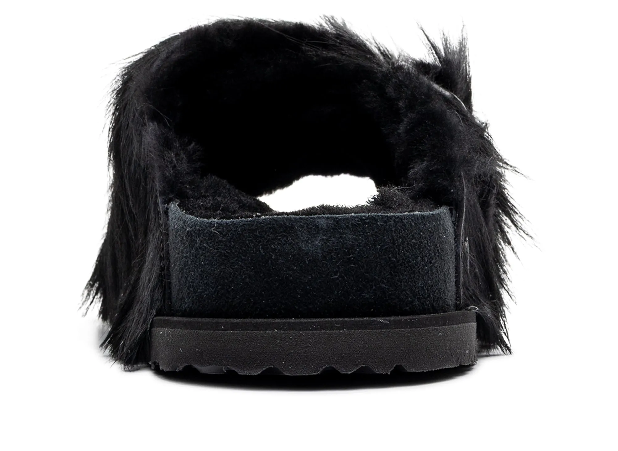 Shop Sandals Birkenstock Zrich Shearling FUR Black 1774