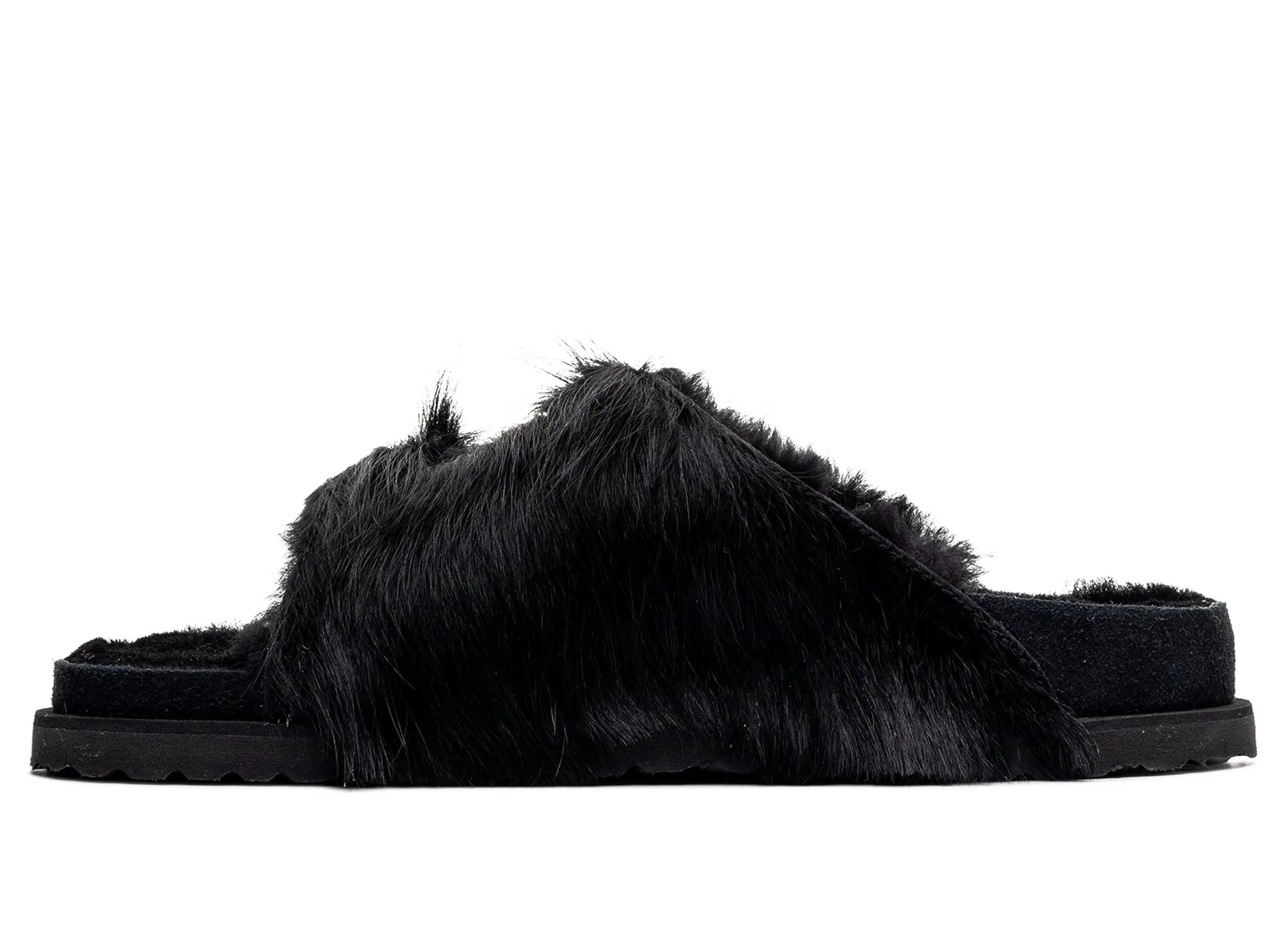 Birkenstock Zrich Shearling FUR Black 1774 Sandals Grenada Map