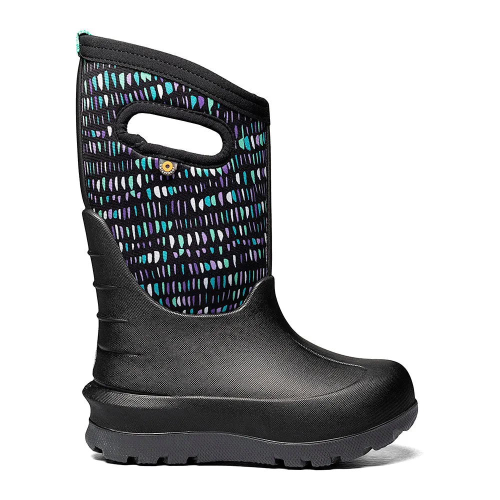 'BOGS' Kids' Neo Classic Twinkle Insulated WP Winter - Black Multi Dress Boots Size