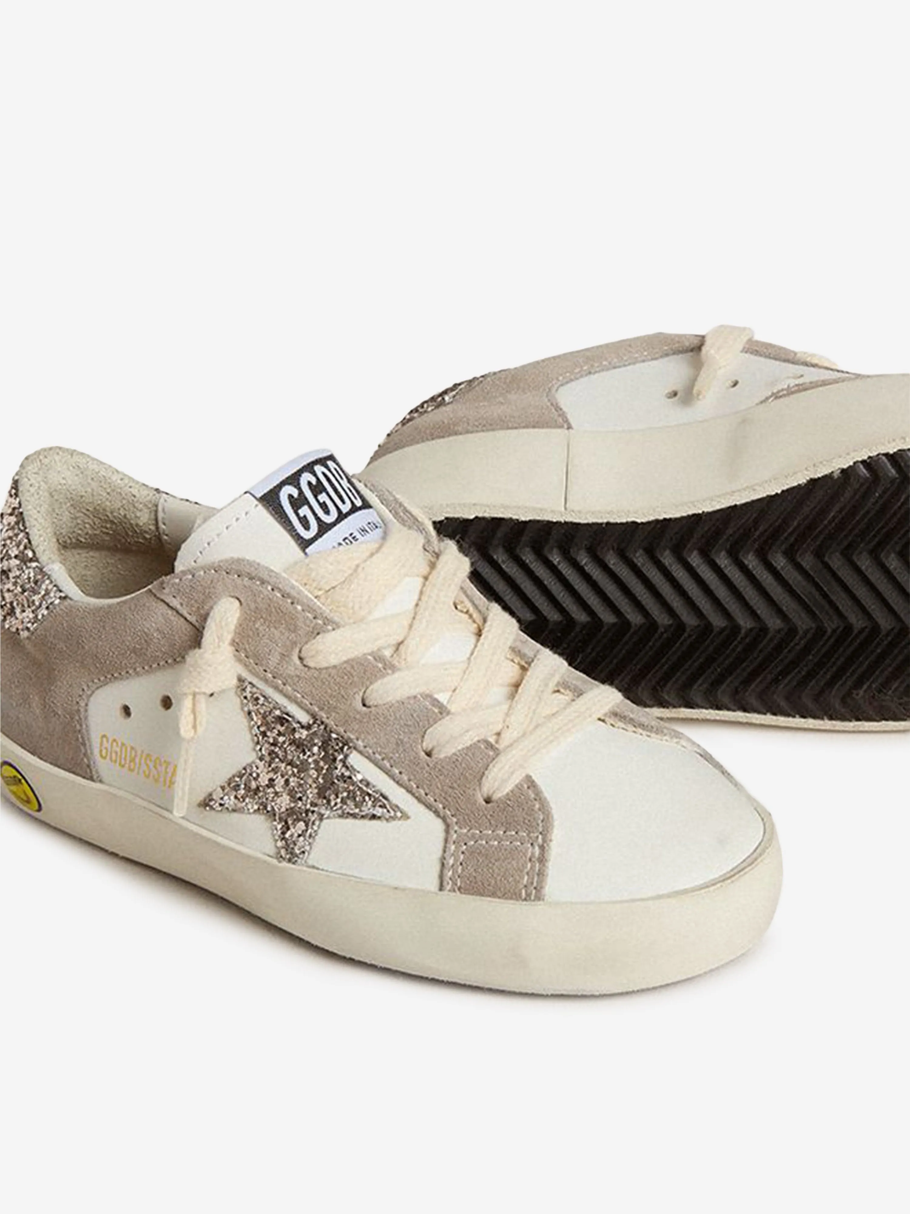 Project Rock 3 Training Shoes Golden Goose Kids Leather and Suede Super-Star Trainers in White