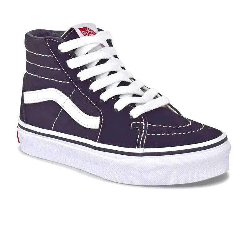 Best Casual Shoes For Walking All Day VANS Sk8-Hi Black Little Kids' Shoes
