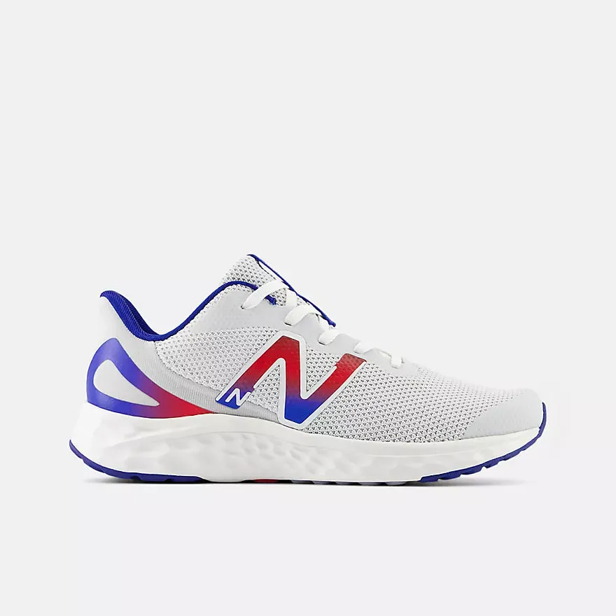 New Balance Junior Arishi V4 Silver/Blue Shoes Quartz Grey New Balance 9060