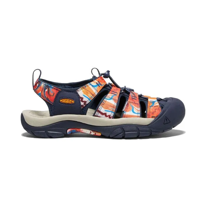 Keen Men's Newport H2 x Outdoor Afro Sandal - Groovy Orange/Navy Nature Trails Shoes