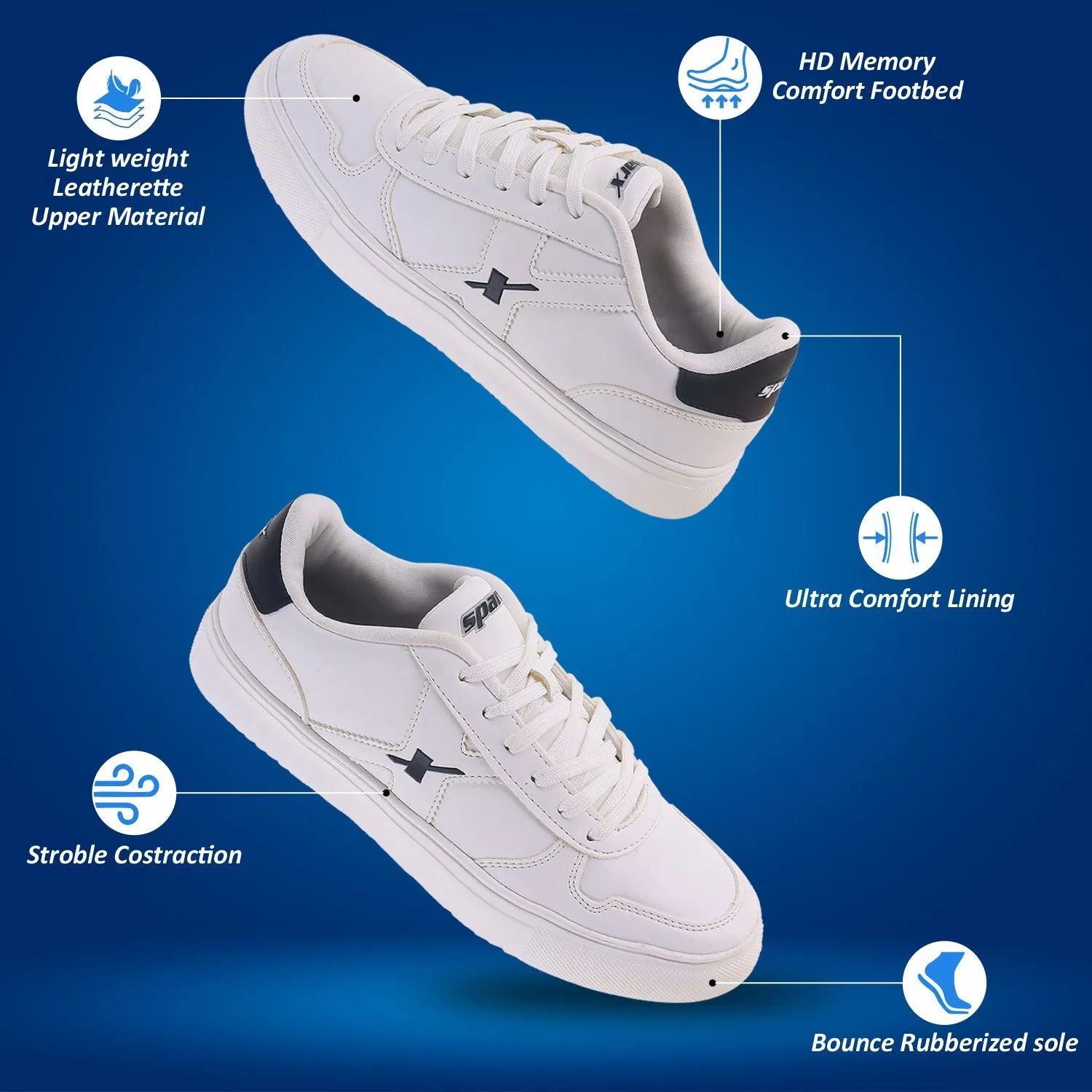 Sneakers for Men SM 9065 Best Tennis Shoe For Knee Pain