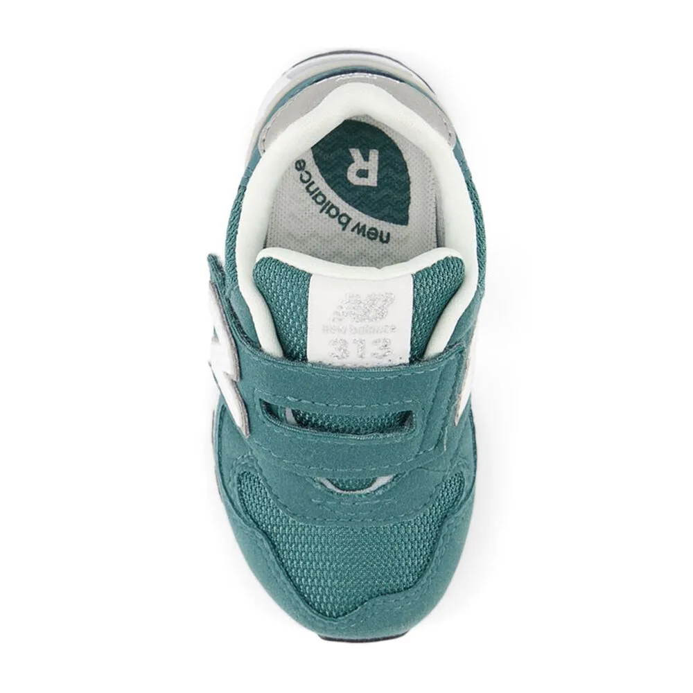 New Balance Kid's 313 Hook N' Loop New Spruce Green Sneaker Shoes Big Boys New Balance Shoes
