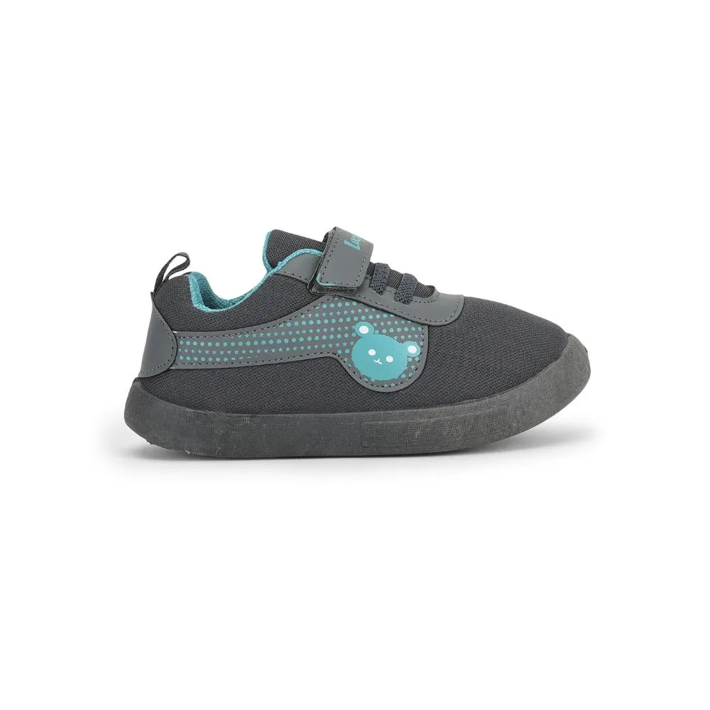 Timberland Casual Leather Shoes Lucy & Luke Grey Casual Non Lacing Shoes For Kids BASTIAN-2E By Liberty