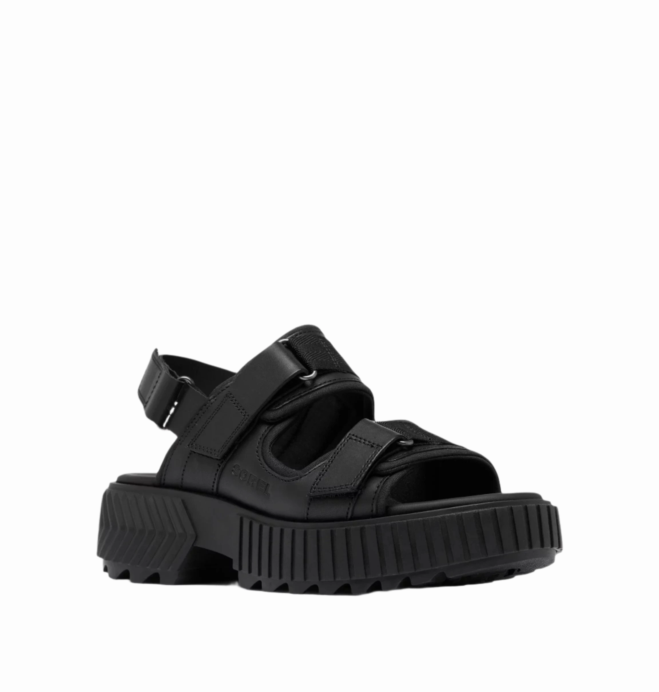 Sorel Women's Ona Ave Multistrap Sandal - Black Sandals Resort Turks And Caicos