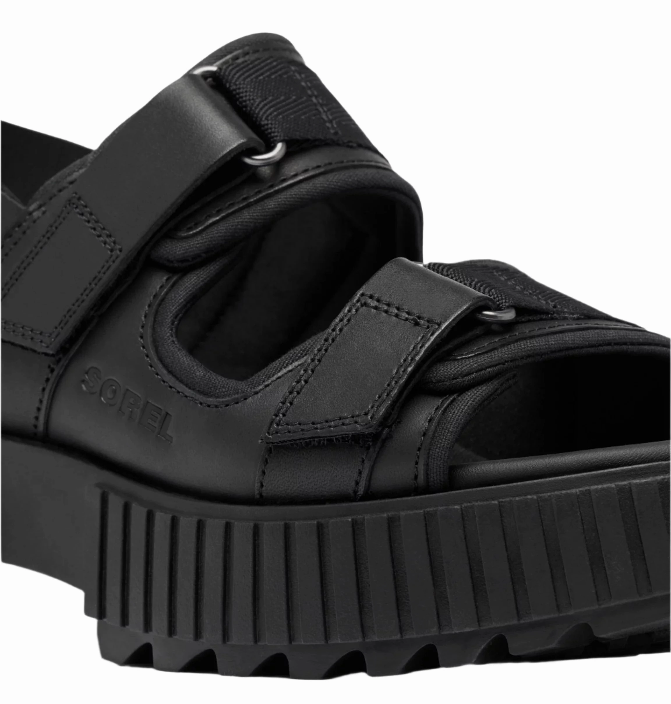 Sandals Cay Jamaica Sorel Women's Ona Ave Multistrap Sandal - Black
