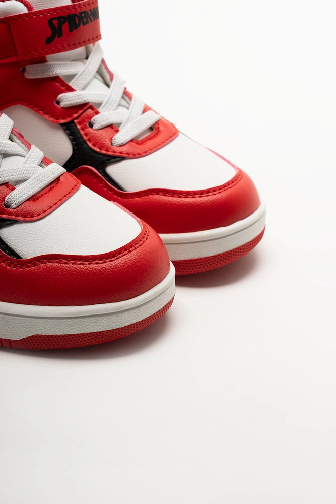 Best Cross Training Shoes For Seniors Spider-Man High Top Sneakers Red