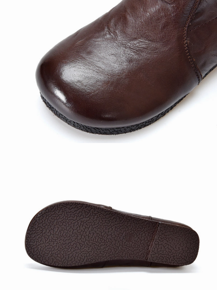 Cougar Kensington Rain Boots Autumn Women Soft Boots Leather Heel Low Genuine