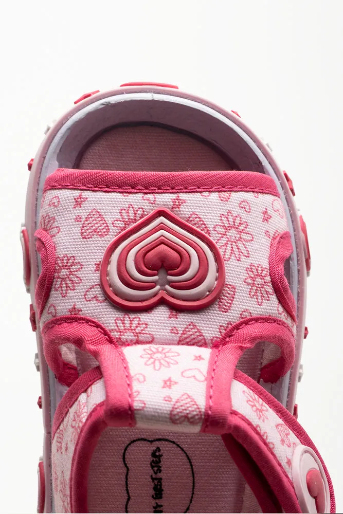 Sandals Hey Dude Heart Sandals Pink