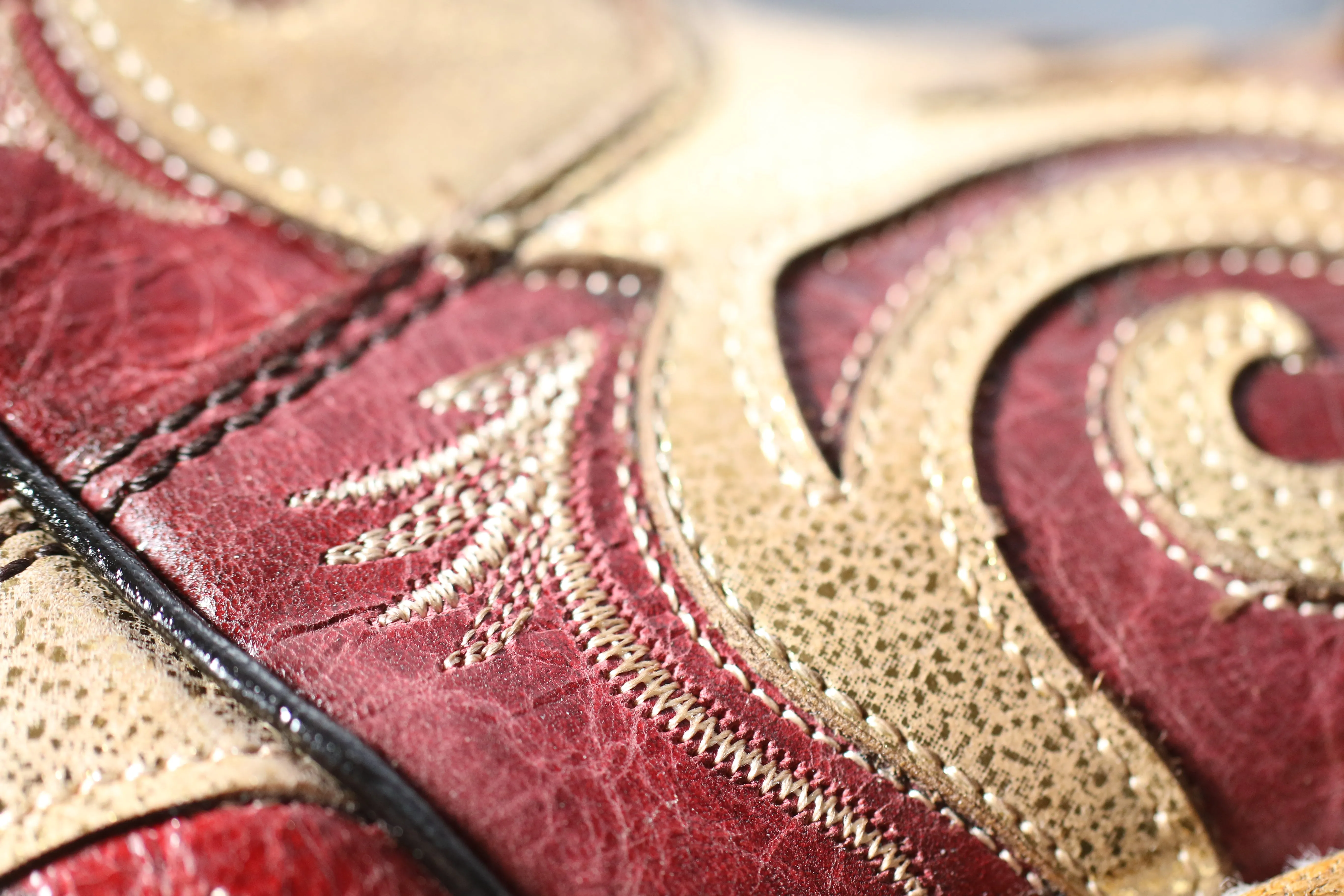 Corral Women's French's 50th Anniversary Boots - Gold & Red Square Toe Encanto Rain Boots